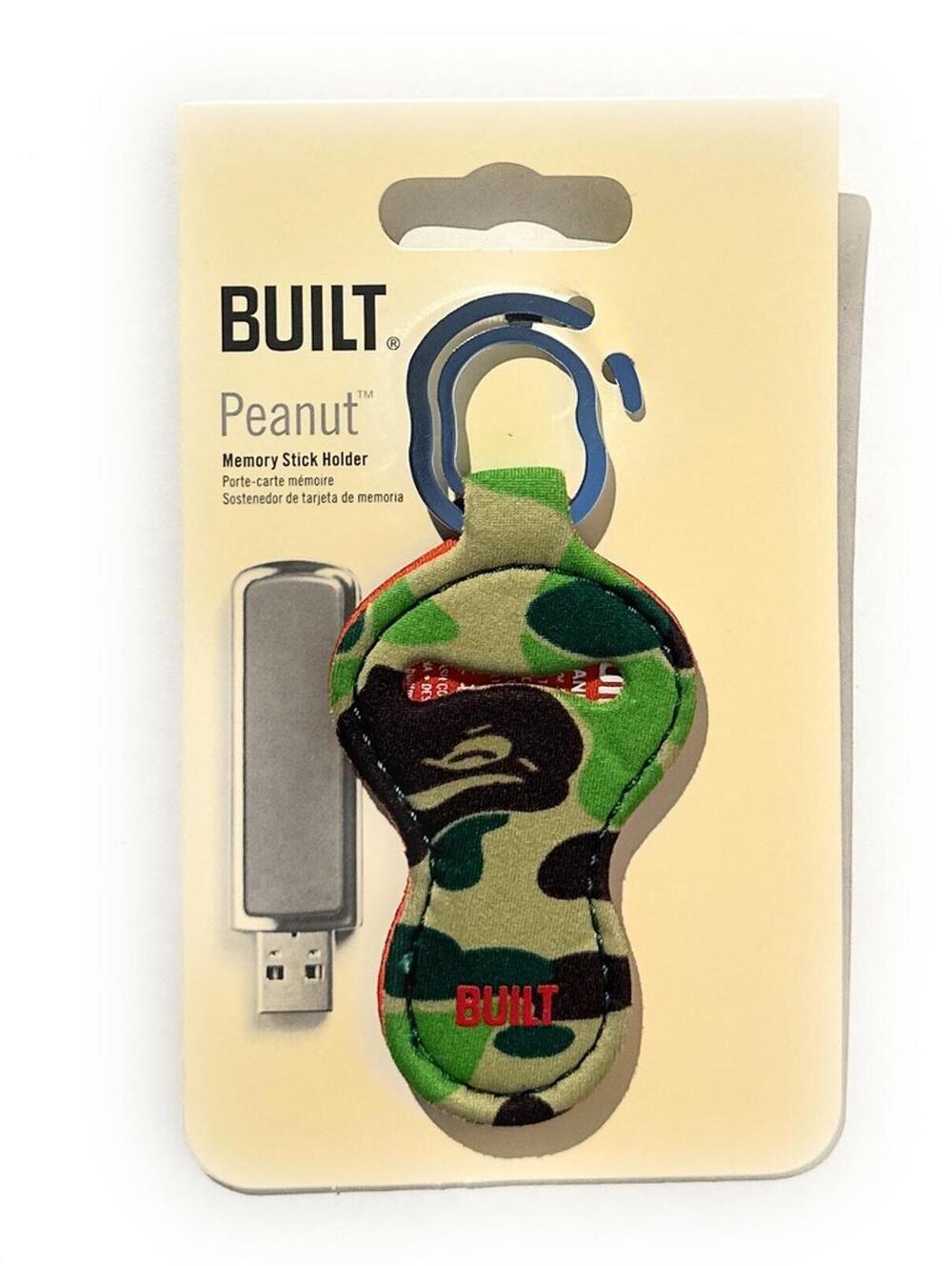 BAPE x BUILT ABC Camo USB Memory Stick Holder / Keychain